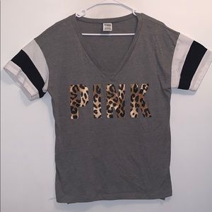 Cheetah print PINK shirt Victoria’s Secret
